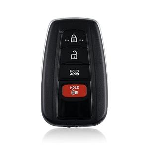 ABUDU fit for 2017-2020 Toyota Prius Smart Key Remote Key Fob 315MHz 8A Chip 3+1 Buttons FCC ID: HYQ14FBE