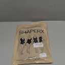 SHAPERX Women's Fajas Colombianas Shapewear Postpartum Tummy Control Body Shaper Girdles Compression Garment (Large, Black)