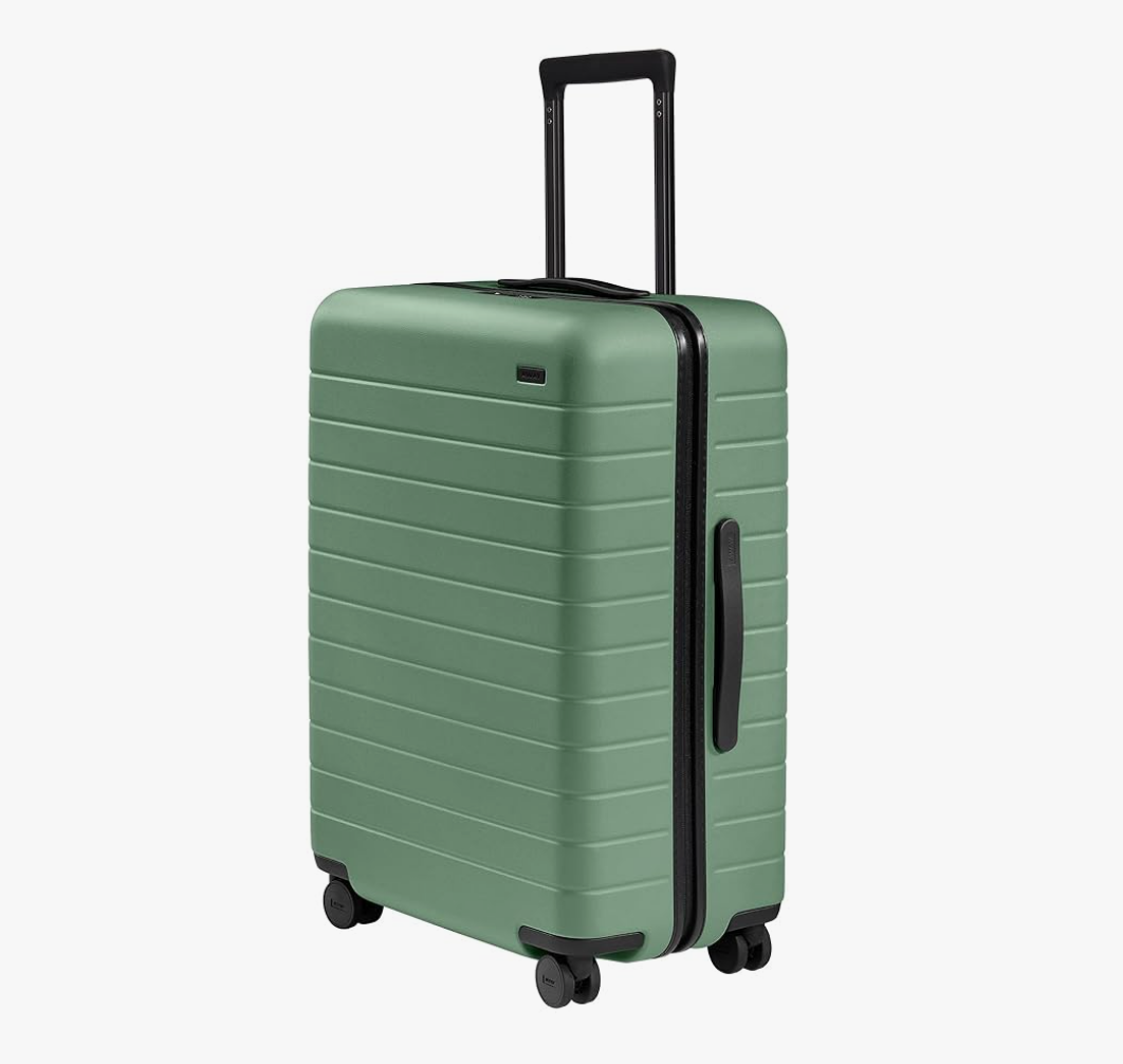 Away Bigger Carry-On Luggage, Lightweight Hardside Large Suitcase with Spinner Wheels, TSA Lock, Airline Approved, Sea Green
