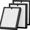3 Packs ClearAir A5 Replacement Filter Compatible with Vewior ClearAir-A5 Air Cleaner Purifier,3-in-1 Filter of H13 True HEPA + Activated Carbon Filter + Pre-Filter