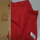 FOLINS&HOME Red Round Tablecloth 70 Inch Waterproof Heavy Duty Wrinkle Free Polyester Fabric Table Cloth, Spillproof Washable Table Cover for Parties, Camping, Picnic, Banquet, Indoor and Outdoor Use