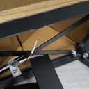 6-Light Large Rustic Farmhouse Wood Flush Mount Ceiling Light Fixture 20 inch Oak Wood and Metal Cage Semi Flush Mount Ceiling Light for Hallway Entry Dining Farmhouse Bedroom Living Room, Black