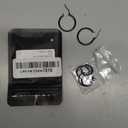 Jstyle 3 Pairs Stainless Steel Hoop Earrings Set for Women Mens Black Silver 
