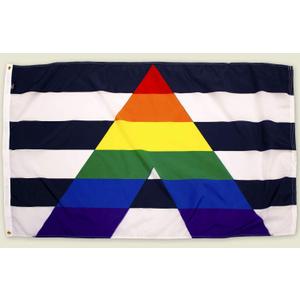 FlagSource Decorative Nylon Flags (3x5', Pride Ally)