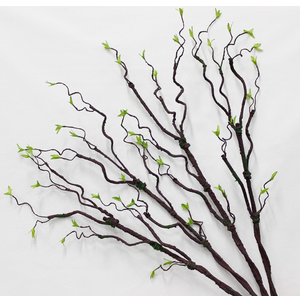 Bendable 4pcs 40inch artificial tree branches vines leaf twigs simulated tree vines suitable for living rooms balconies railings crawling pets Christmas tree branch decor Halloween decorations