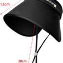 Sun Visor Hats for Women Wide Brim UPF 50+ UV Sun Protection Visor Hats Casual Adjustable Roll up Summer Beach Caps