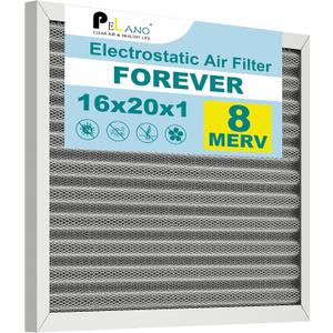 16x20x1 Reusable Air Filter, Electrostatic HVAC Air Filter