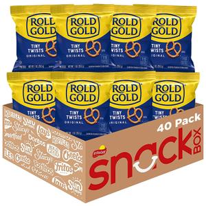 Rold Gold Pretzels, Tiny Twists, 1oz Bags (40 Pack) (EXP 02/24/26)