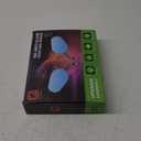 Aluminum Alloy Rainproof Foldable Motorcycle Bar End Mirrors, CNC Machined Anti-Glare Blue Lenses Motorcycle Rear View Mirrors, Multi-Angle Adjustable Fit for 12-18mm Handlebar Inner Diameter