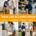 Anyknow Brown Packing Tape 6 Rolls Heavy Duty Packing Tape with 1 Dispenser - 2.5mil x 1.88" x 60Y Strong Adhesive Packaging Tape for Carton Sealing, Shipping, Mailing & Storage