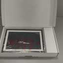 Frameo 10.1" Digital Picture Frame, Smart WiFi Digital Photo Frame with 1280x800 HD IPS Touch Screen 32GB Storage Auto-Rotate Wall Mounted, Share Photos/Videos Remotely(Brown&White)