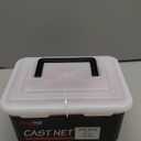 BasicGear Cast Net | 3ft-12ft Radius, 3/8 or 1/4 inch Mesh for Freshwater and Saltwater Bait Fish| Professional Grade and Upgraded Material | Throw Style