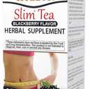 Hyleys Slim Tea Blackberry Flavor - Weight Loss Herbal Supplement Cleanse and Detox - 25 Tea Bags (1 Pack)