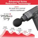 Xllent Mothers Day Gifts for Mom - Gifts for Mom,Massage Gun Deep Tissue Portable Super Quiet Electric Percussion Muscle Massager - Mothers Day,Mothers Day Gifts for Wife(Gray)