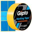 Pickleball Court Tape - 2" x 262 ft Professional Pickleball Marking Kit Yellow Tape for Temporary Court Lines with No Residue Durable Floor Marking Tape for Gym, Driveway, Backyard