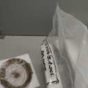 Vicenpal 3 Pcs Tiny Picture Ornate Frames 5 x 7 Inch Small Vintage Oval Picture Frames Gold Vintage Baroque Ornate Antique Resin Frame Table Top Display Frame for Home Wedding Decor (Brown)