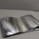 Resealable Mylar Bags | 100 Pcs 4 X 6 Inch | Smell Proof Bag Heat Seal Cute Packaging Foil Food Sealable Small Front Clear Plastic Silver for Storage Candy Beef Jerky Jewerly Product