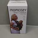 Momcozy Baby Carrier - Ergonomic, Cozy and Lightweight Carrier for 7-44lbs, Effortless to Put On, Ideal for Hands-Free Parenting, Enhanced Lumbar Support, Purehug for Infant to Toddler, Leopard