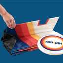 Kan Jam Pack 'N Go Foldable Travel Disc Toss Game - Portable All-Weather Beach Games - Built-in Scoring & Easy Setup - Tailgate Essentials & Yard Fun