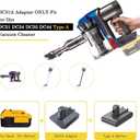 TPDL Adapter for Dewalt Battery to for Dyson Type A DC31 DC34 DC35 DC44 DC45 for Dyson Handheld Cordless Vacuum Animal 917083-01(Not fit All Type B Model, not for DC44 MK2)