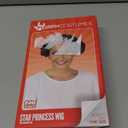 fun shack Women's Space Buns Wig, Star Princess Wig for Adults, Halloween Costumes for Women, Space Princess Cosplay