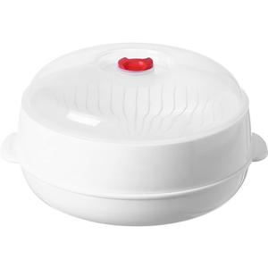 Microwave Vegetable Steamer, Microwave Steamer for Vegetables, Microwave Heating Bowl, Micro Cookware for Cooking (1 - Layer)