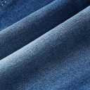 Flamingals Boot Cut Jeans for Women Trendy Stretch Jeans Butt Lifting Tummy Control Denim Pants Sea Blue 2XL (Blue, L)