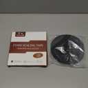 Yotache Foam Strips with Adhesive 1/2" x1/4", Neoprene Weather Stripping High Density Foam Tape for Doors and Windows Insulation, 2 Rolls x 13 Feet Long Each, Total 26 Feet Long