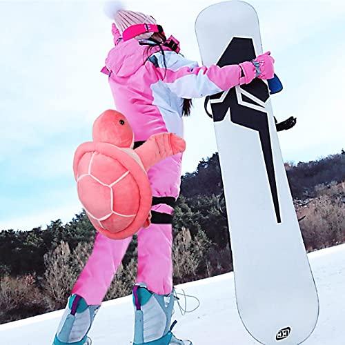 Kathfly Turtle Butt Pad Snowboarding Cute Protection Hip Butt Pad Protective Gear for Skiing Tortoise Snowboarding Padded Turtle Hip Cushion Protection for Kids Adults Skating(Pink)
