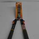 Fiskars Power-Lever Hedge Shears - 25"-33" Extendable Handle - Plant Cutting Scissors - Yard and Garden Tools - Orange/Black