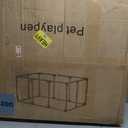 Acrylic Dog Playpen Dog Playpen Indoor Puppy Pen Pets Fence Puppies Cage10 Panels for Puppies Dog Play Pens for Dogs Indoor (8)