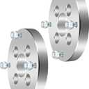 ECCPP 2PCS 4 Lug 1 inch Wheel Spacers Adapters 4x4 to 4x156 10x1.25 64mm Compatible with 2008-2010 for Outlaw 450 2008-2017 for Outlaw 50 2007-2014 for Outlaw 90 (2x silver)