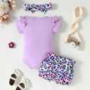 AMAWMW Big Sister Little Sister Matching Outfits Romper/Shirt+Shorts/Skirt+Headband Toddler Baby Girl Summer Clothes (Pink, 3-6 Months)