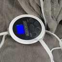 BLACK+DECKER Heated Blanket Electric King, Micro Plush Electric Blanket, Heating Blanket with 10 Heating Levels, 10H Timer, Auto Shutoff, Dual Zone Heating, Fast Heating (90x100 inches, Grey)