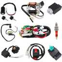 Amavoler Complete Electrics Stator Coil CDI Wiring Harness Kits Aftermarket Replacement Parts Fit for 50cc 70cc 110cc 125cc ATV Quad 4 Wheeler Dirt Pit Bikes.