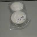 2 Pack 4 Inch PVC End Cap Fitting for Schedule 40 PVC Pipe, White Slip Socket Cap Connector for Irrigation Pool Spa and Cold Water Lines