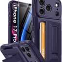 Oneagle Wallet for iPhone 17 Pro Case with Card Holder(4-5 Cards) [RFID Blocking] [Screen Protector] Full Camera Protection Case with Kickstand 15FT Shockproof Heavy Duty Phone Case for iPhone 17 Pro