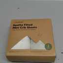 2-Pack Mini Crib Sheets Fitted - 38x26 Pack N Play Sheets for Pack and Play Mattress, Organic Cotton, Soft & Breathable Playard Bedding, Neutral Mini Toddler Bed Cover for Boys, Girls (Elly)