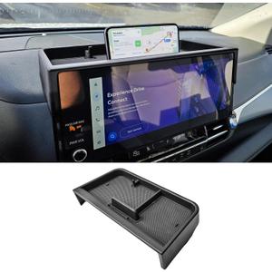Dashboard Organizer Compatible with 2025 2026 Toyota Sienna with 12.3-Inch Screen, Custom Fit Dash Console Storage Tray 2025 2026 Sienna Accessories Dash Organizer (NOT for 8-Inch Display)