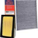 OIFILLIO Engine Cabin Air Filter Kit for 2020-2025 Corolla Hybrid, 2016-2022 Prius 1.8 L/Prius Prime (Only for 1.8L Hybrid) Replaces OEM 17801-21060, 87139-58010