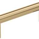 Amerock Revolve 3-3/4 inch (96mm) Center-to-Center Champagne Bronze Cabinet Pull - 10 Pack