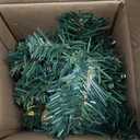 HOYECHI 24" Mini Christmas Tree with Lights  Tabletop Artificial Xmas Tree with Star Topper & Ornaments, DIY Small Christmas Decorations for Home, Office  Green & Gold