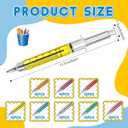 Estune 100 Pcs Syringe Retractable Nurse Pens Novelty Fun Multi Colors Medical Blood Ballpoint Pens Gifts for Nursing Student School Supplies Birthdays Doctor Pretend Party Favors(Classic Style)
