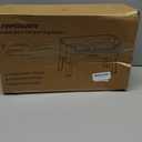 URPOWER 3-in-1 Elevated Dog Bowls - Mess Proof Double Deck 4 Height Adjustable Raised Stand with 2 Stainless Steel Food Bowls and Licking Plate for Small Medium & Large Dogs