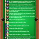Large Billiards Rules Tin Sign, 12x16 Inch Metal Wall Art for Game Room, Pool Table Decor, Vintage 8-Ball Poster, Man Cave Bar Pub Signs, Retro Metal Poster for Home Office Garage