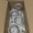 Chefcaptain Beer Glasses Set Of 4, 26 Oz Lead-Free Thick Glass Mugs With Handles, Cylindrical Beer Steins