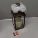 8 Pcs 10.6 Inch Decorative Candle Lanterns Centerpieces, Bronze