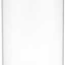 2 Pcs Glass Cylinder Vases Elegant Plant Containers, 6 Inch Tall Clear Bulk Flower Vase, Cylinders Candle Holder for Home Table Centerpiece Kitchen Wedding Decor