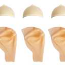 Wehhbtye 6 Pcs Halloween Bald Caps, Latex Makeup Caps with Bald Wigs, Wig Caps Cosplay Accessories for Adult Women Men Costume and Theme Party