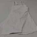 Square Neck Tennis Dress with Pockets for Women Sleeveless Built in Shorts Athletic Dress Side Slit Golf Active XS